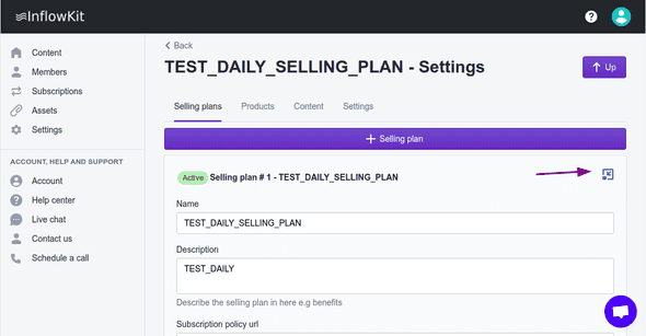 Screenshot add content