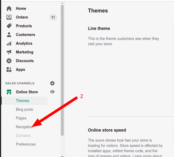 Screenshot navigation button