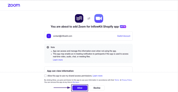 Screenshot showing select user