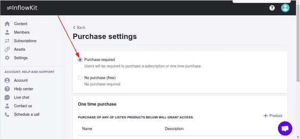 Screenshot showing course edit options